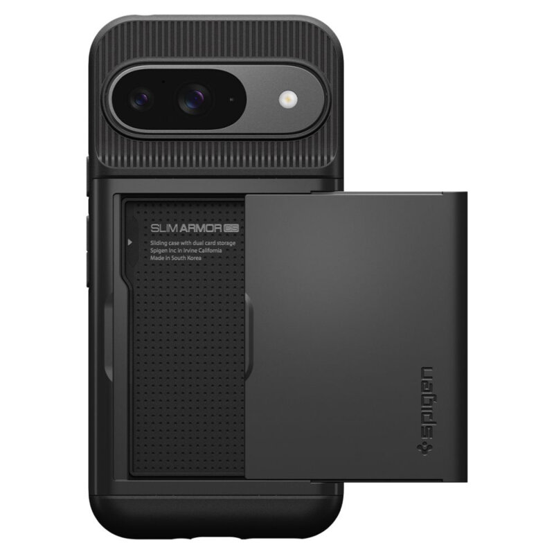 Husa Google Pixel 9 Pro Spigen Slim Armor CS, negru