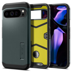 Husa Google Pixel 9 Pro XL Spigen Tough Armor, verde
