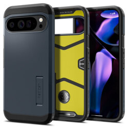 Husa Google Pixel 9 Pro XL Spigen Tough Armor, albastru