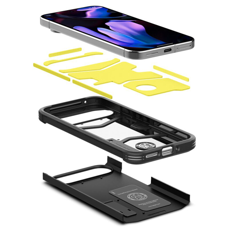 Husa Google Pixel 9 Pro XL Spigen Tough Armor, negru