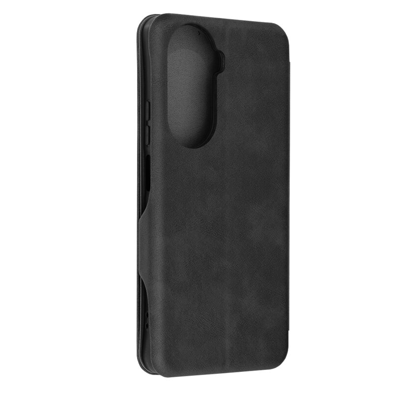 Husa 360° Huawei nova 12 SE Techsuit Safe Wallet Plus, negru