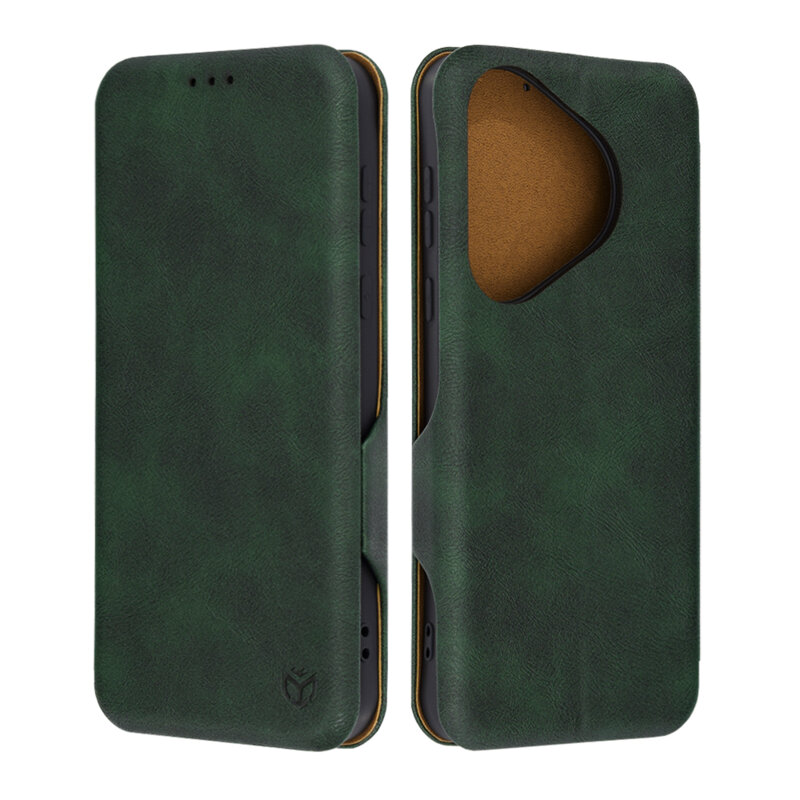 Husa 360° Huawei Pura 70 Techsuit Safe Wallet Plus, verde