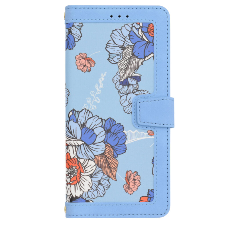 Husa personalizata fete Samsung Galaxy A52s 5G Techsuit FlipCraft, bleu