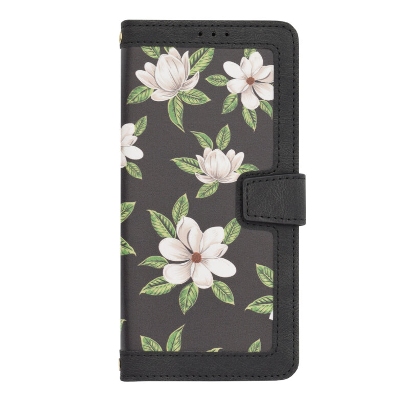 Husa personalizata fete Samsung Galaxy A52s 5G Techsuit FlipCraft, negru