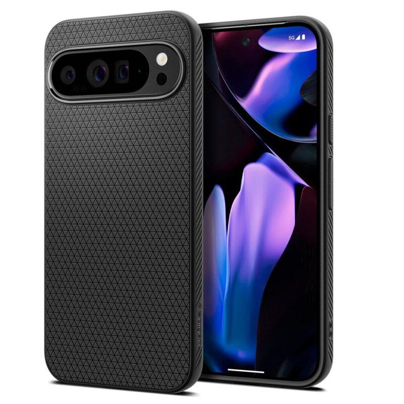 Husa Google Pixel 9 Pro XL Spigen Liquid Air, negru