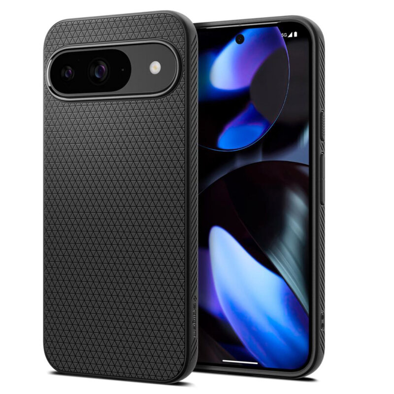 Husa Google Pixel 9 Pro Spigen Liquid Air, negru