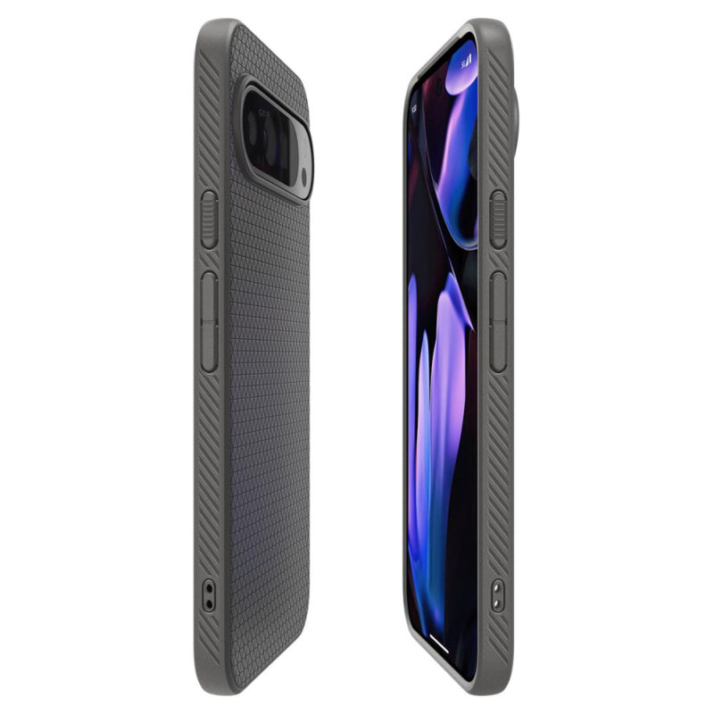 Husa Google Pixel 9 Spigen Liquid Air, cenusiu