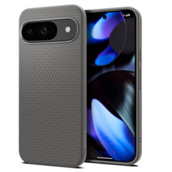 Husa Google Pixel 9 Pro Spigen Liquid Air, cenusiu