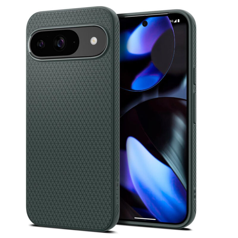 Husa Google Pixel 9 Pro Spigen Liquid Air, verde