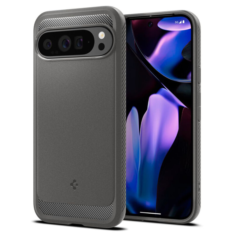 Husa Google Pixel 9 Pro XL Spigen Rugged Armor, gri