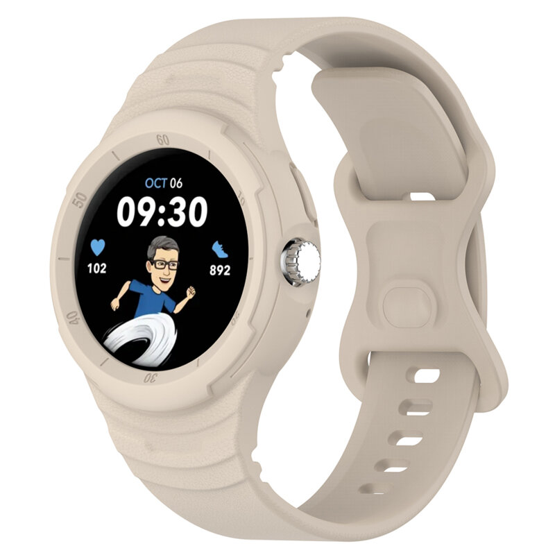 Curea Google Pixel Watch 2 Techsuit, bej, W066