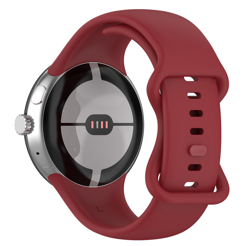 Curea Google Pixel Watch 2 Techsuit, bordo, W031