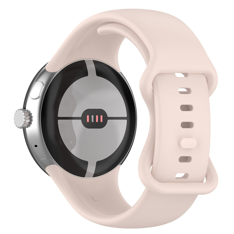 Curea Google Pixel Watch 3 45mm Techsuit, roz, W031