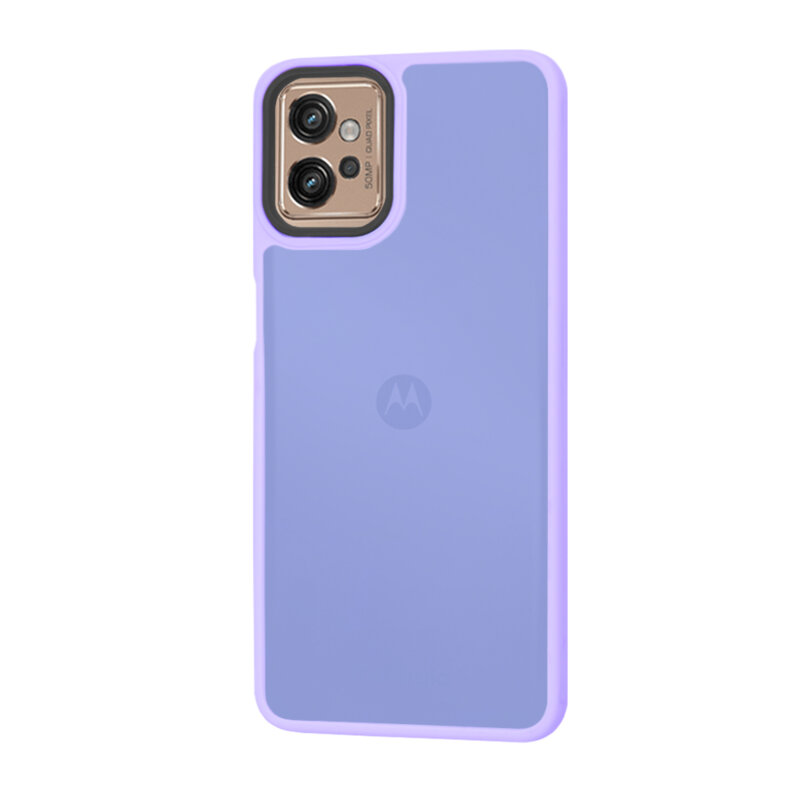 Husa Motorola Moto G32 Techsuit HaloFrost Series, mov deschis