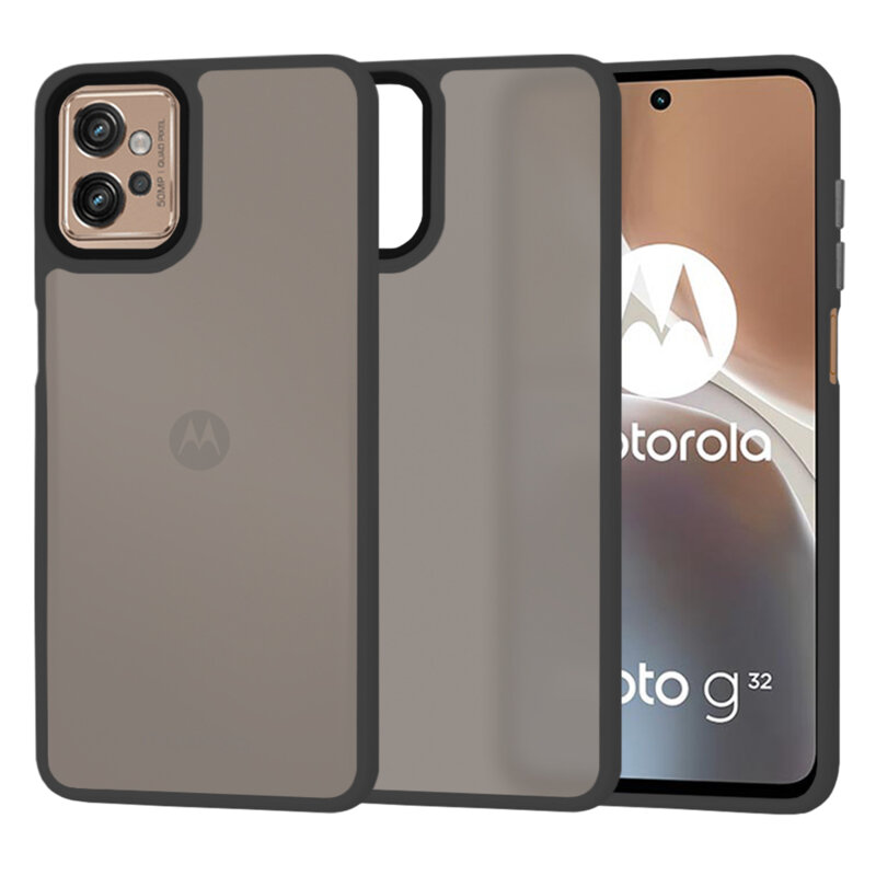 Husa Motorola Moto G32 Techsuit HaloFrost Series, negru