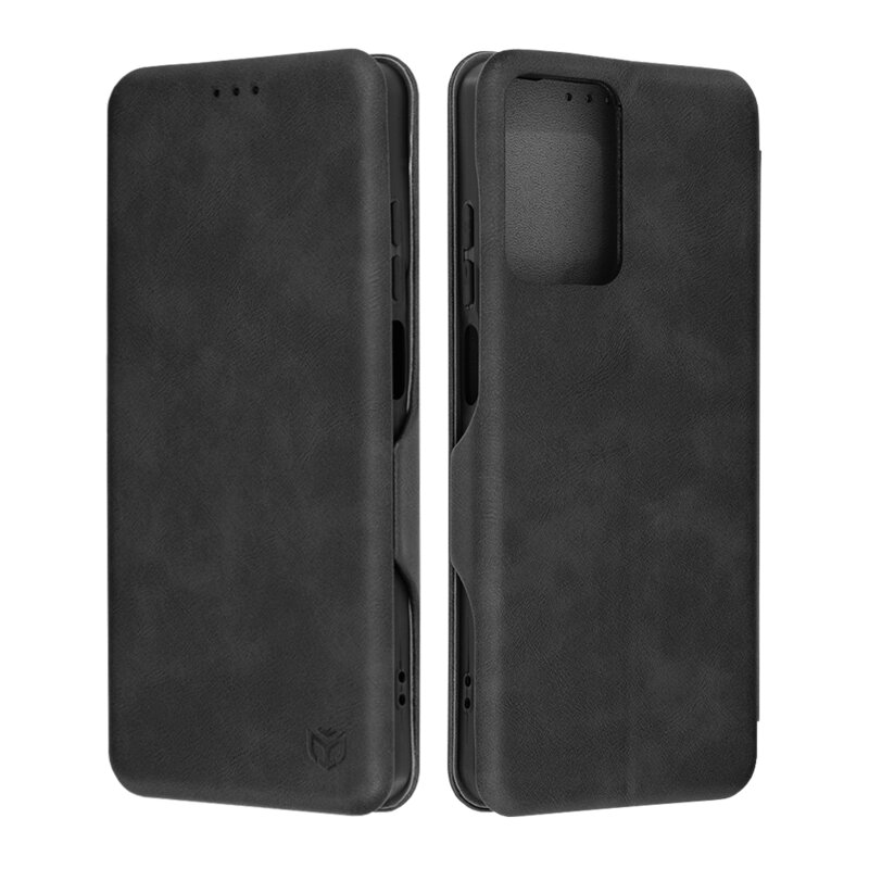 Husa 360° Motorola Moto G24 Power Techsuit Safe Wallet Plus, negru