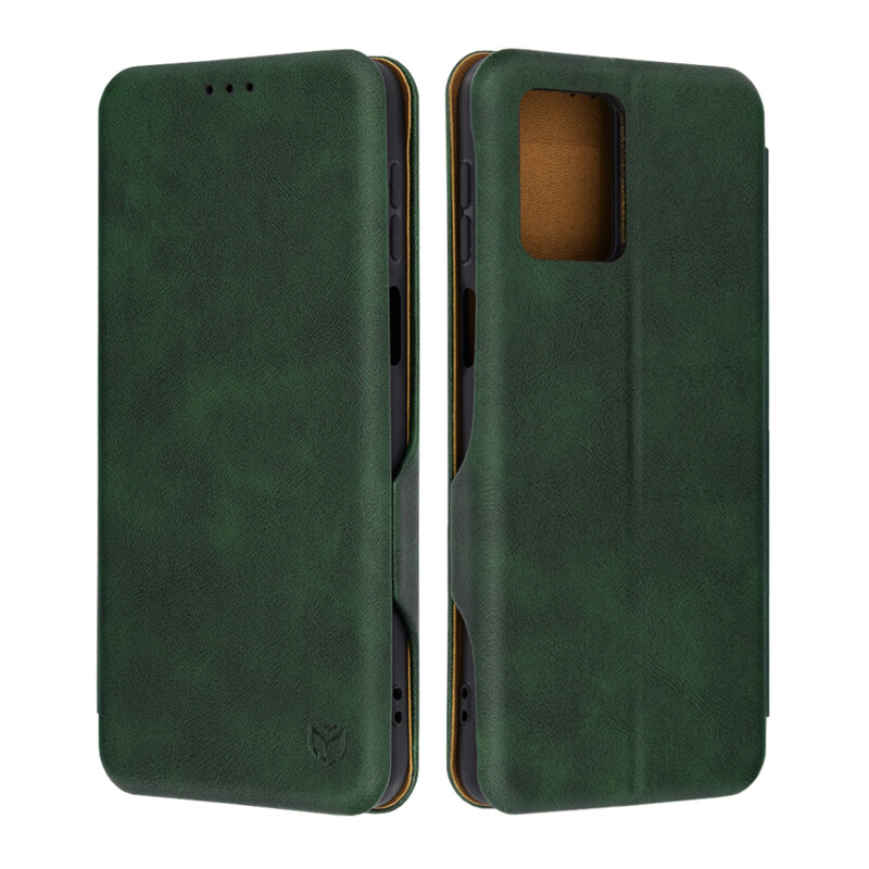 Husa 360° Motorola Moto G64 Techsuit Safe Wallet Plus, verde