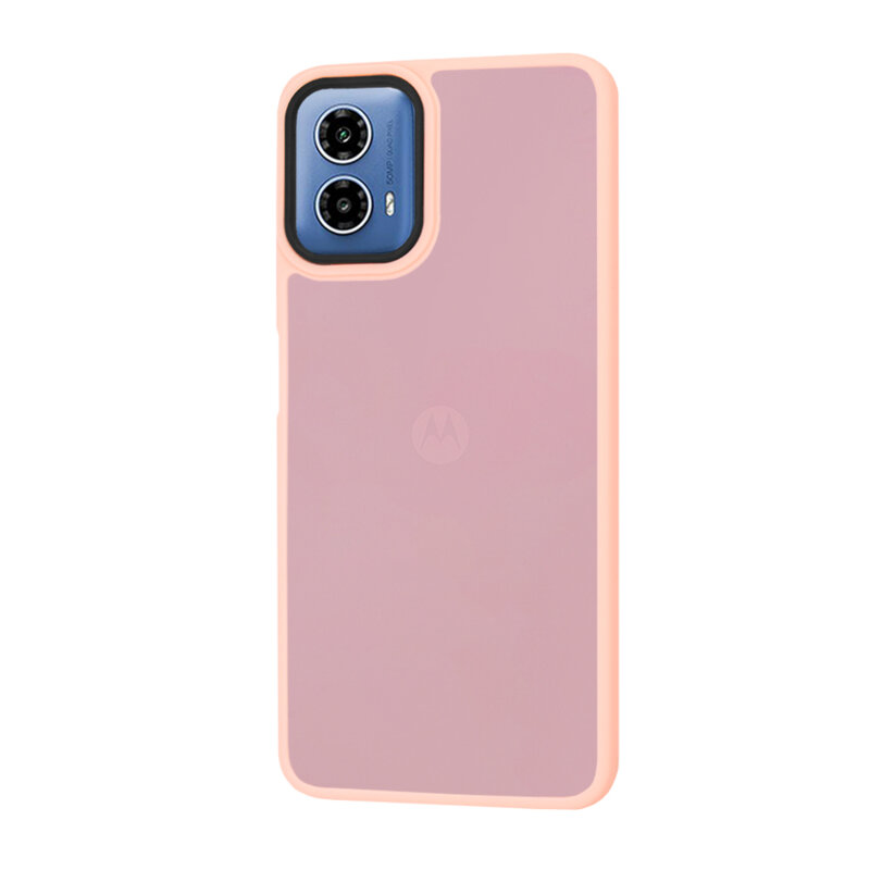 Husa Motorola Moto G34 Techsuit HaloFrost Series, roz