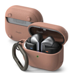 Husa Samsung Galaxy Buds 3 Pro Ringke Onyx Magnetic, bej