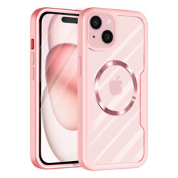 Husa 360° iPhone 15 Plus Techsuit ColorVerse MagSafe, roz