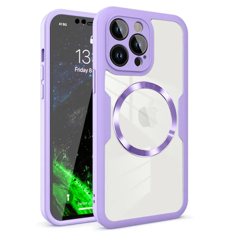 Husa 360° iPhone 12 Pro Techsuit ColorVerse MagSafe, mov