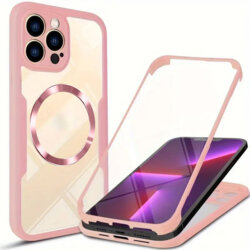 Husa 360° iPhone 13 Pro Max Techsuit ColorVerse MagSafe, roz