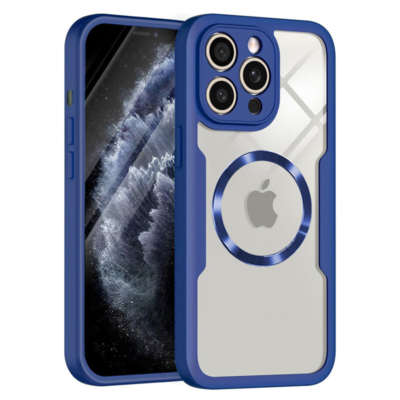 Husa 360° iPhone 11 Pro Techsuit ColorVerse MagSafe, albastru