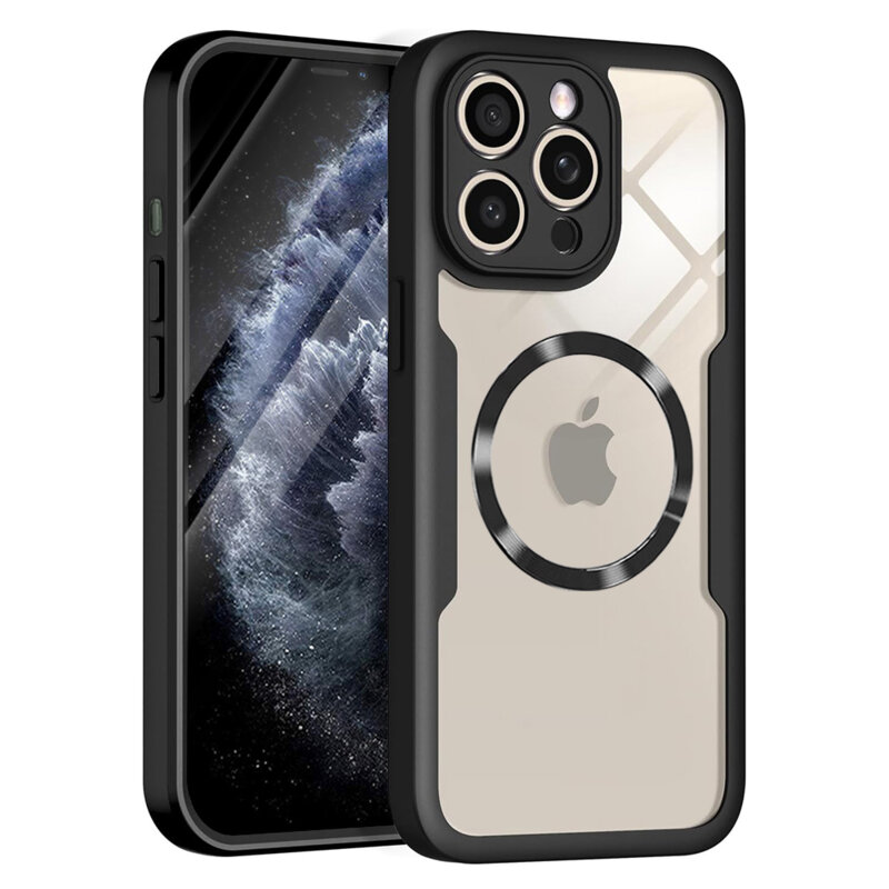 Husa 360° iPhone 11 Pro Techsuit ColorVerse MagSafe, negru