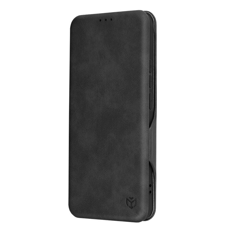 Husa 360° Oppo Reno12 Pro Techsuit Safe Wallet Plus, negru