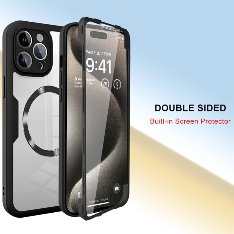 Husa 360° iPhone 16 Techsuit ColorVerse MagSafe, roz