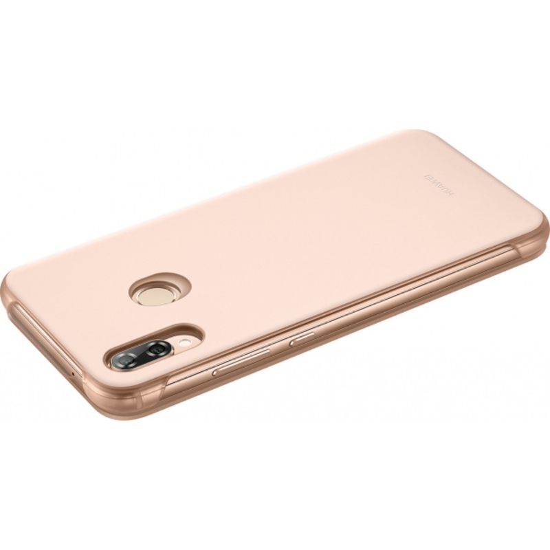 Husa Originala Huawei P20 Lite Smart View Cover Roz