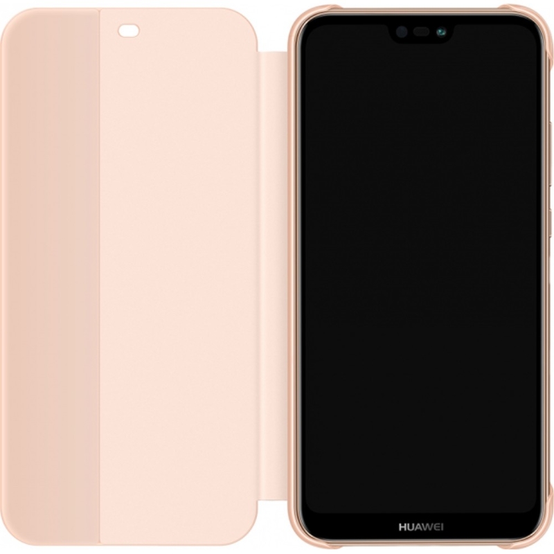 Husa Originala Huawei P20 Lite Smart View Cover Roz