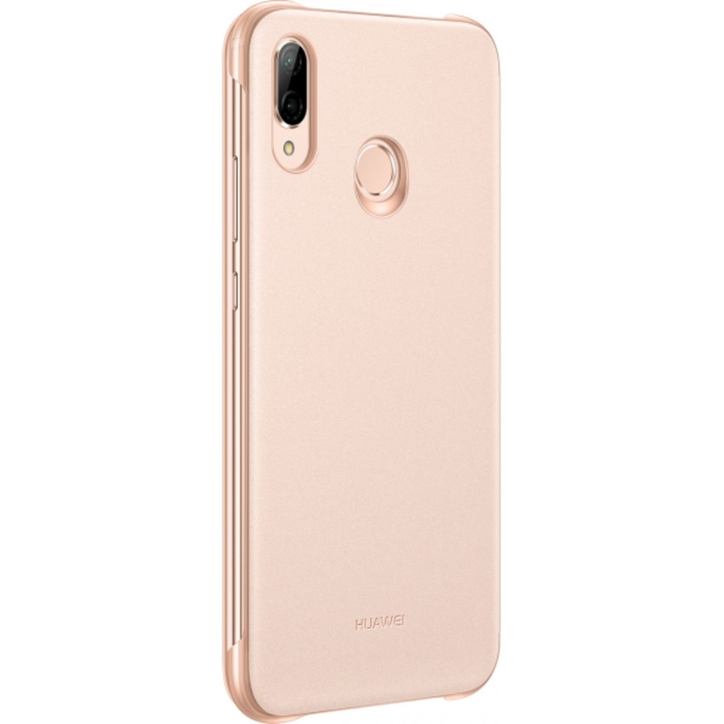 Husa Originala Huawei P20 Lite Smart View Cover Roz