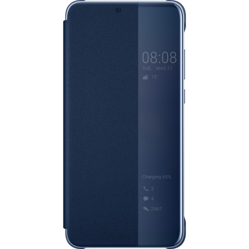 Husa Originala Huawei P20 Smart View Cover Albastru