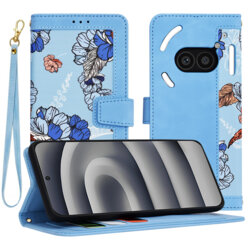 Husa personalizata fete Nothing Phone (2a) Plus Techsuit FlipCraft, bleu