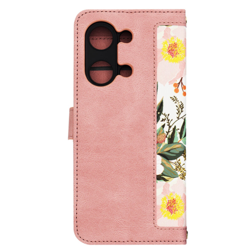 Husa personalizata fete OnePlus Nord 3 Techsuit FlipCraft, roz