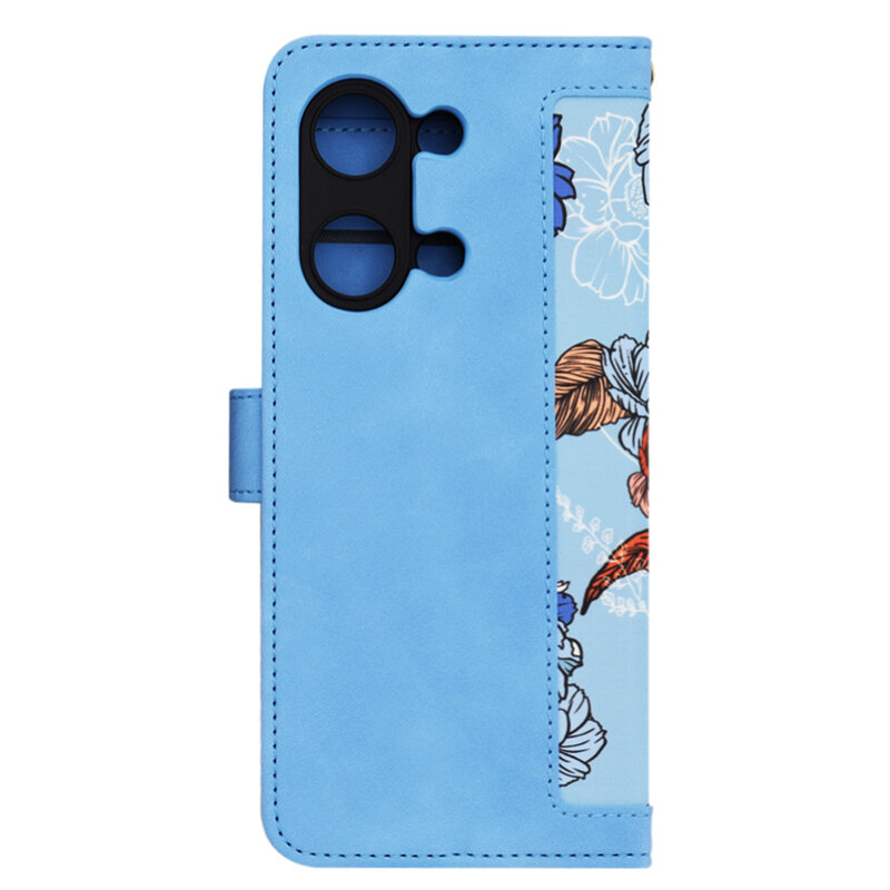 Husa personalizata fete OnePlus Nord 3 Techsuit FlipCraft, bleu