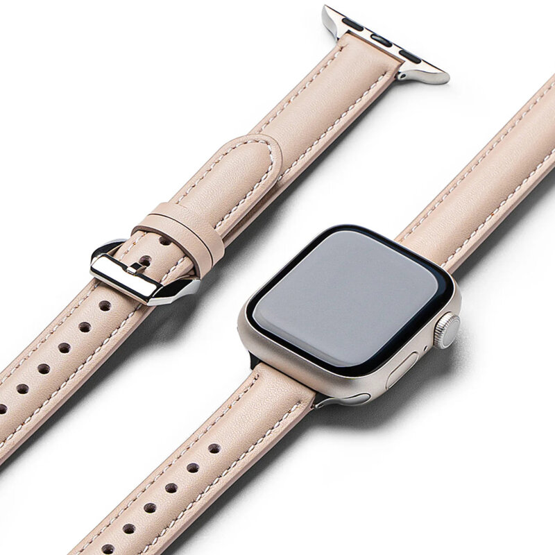 Curea Apple Watch SE 40mm Ringke Leather One Padded Slim, #culoareCustom#