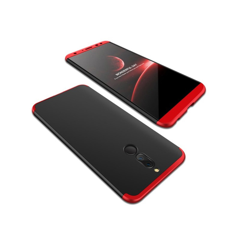 Husa Huawei Mate 10 Lite GKK 360 Full Cover Negru-Rosu