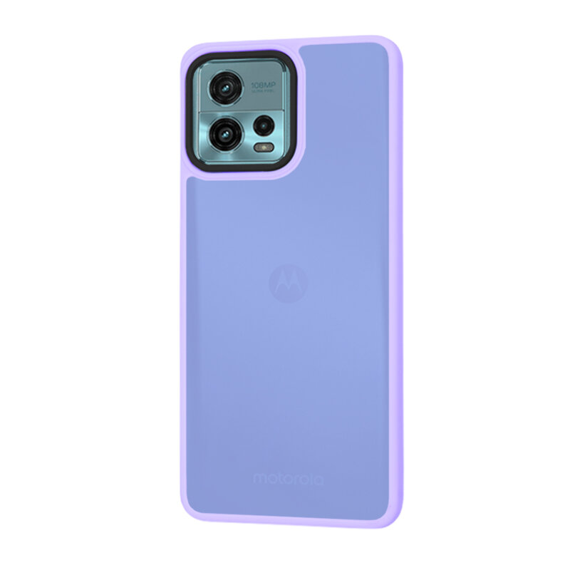 Husa Motorola Moto G72 Techsuit HaloFrost Series, mov deschis