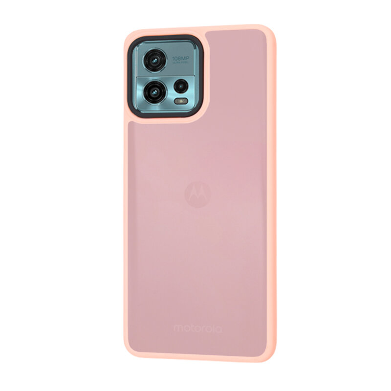 Husa Motorola Moto G72 Techsuit HaloFrost Series, roz