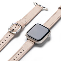 Curea Apple Watch 7 41mm Ringke Leather One Slim, #culoareCustom#
