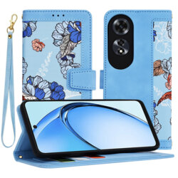 Husa personalizata fete Oppo A60 4G Techsuit FlipCraft, bleu