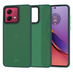 Husa Motorola Moto G84 Techsuit HaloFrost Series, verde inchis