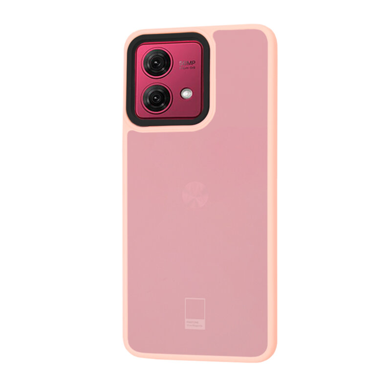 Husa Motorola Moto G84 Techsuit HaloFrost Series, roz