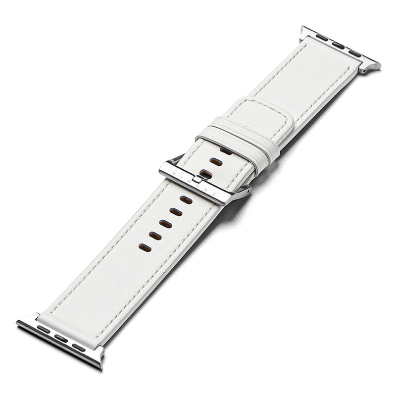 Curea Apple Watch Ultra Ringke Leather One Basic Bold, White