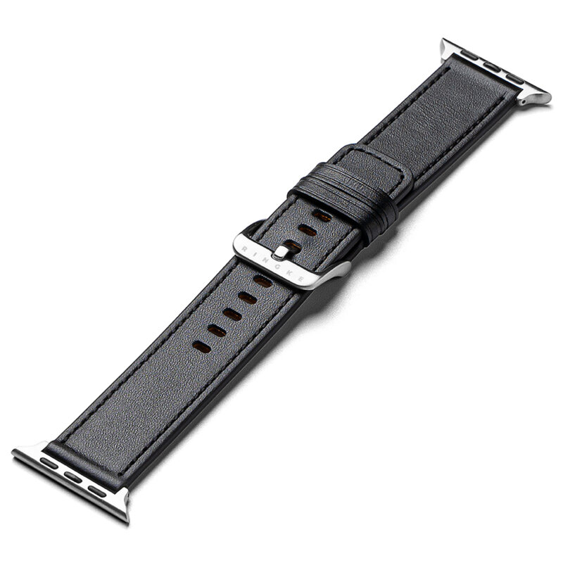 Curea Apple Watch 6 44mm Ringke Leather One Basic, Black