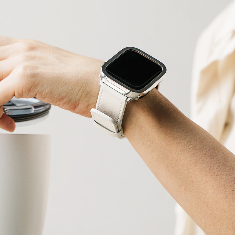 Curea Apple Watch 2 42mm Ringke Leather One Basic, White