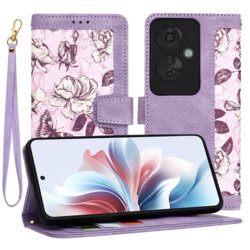 Husa personalizata fete Oppo Reno11 F Techsuit FlipCraft, mov