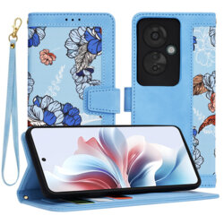 Husa personalizata fete Oppo Reno11 F Techsuit FlipCraft, bleu